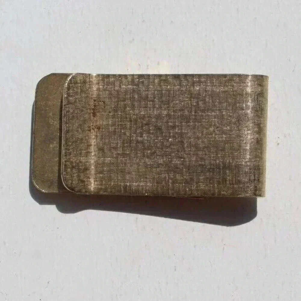 One Santa Anita (Arcadia CA) Jockey Chris McCarron Vintage Gold Tone Money Clip